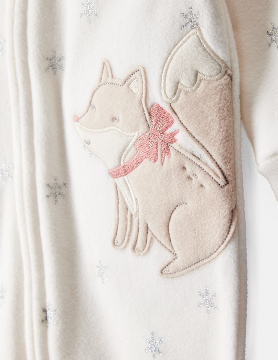 Mameluco de polar fleece para bebé niña 3