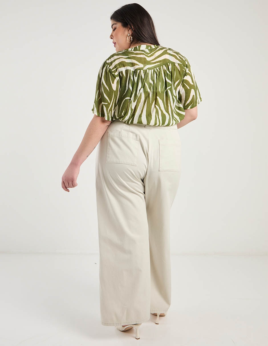 Pantalón amplio para mujer 6