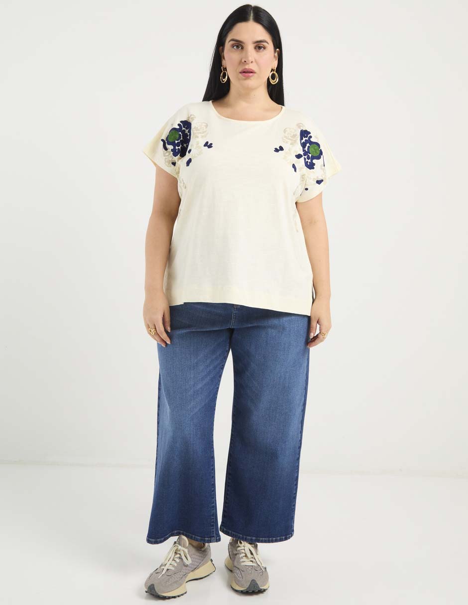 Jeans wide leg para mujer