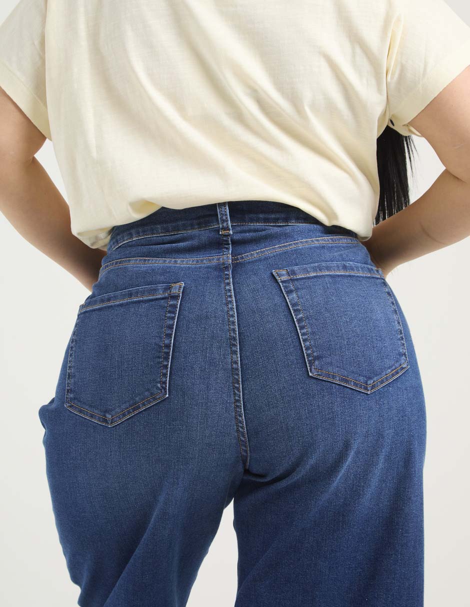 Jeans wide leg para mujer