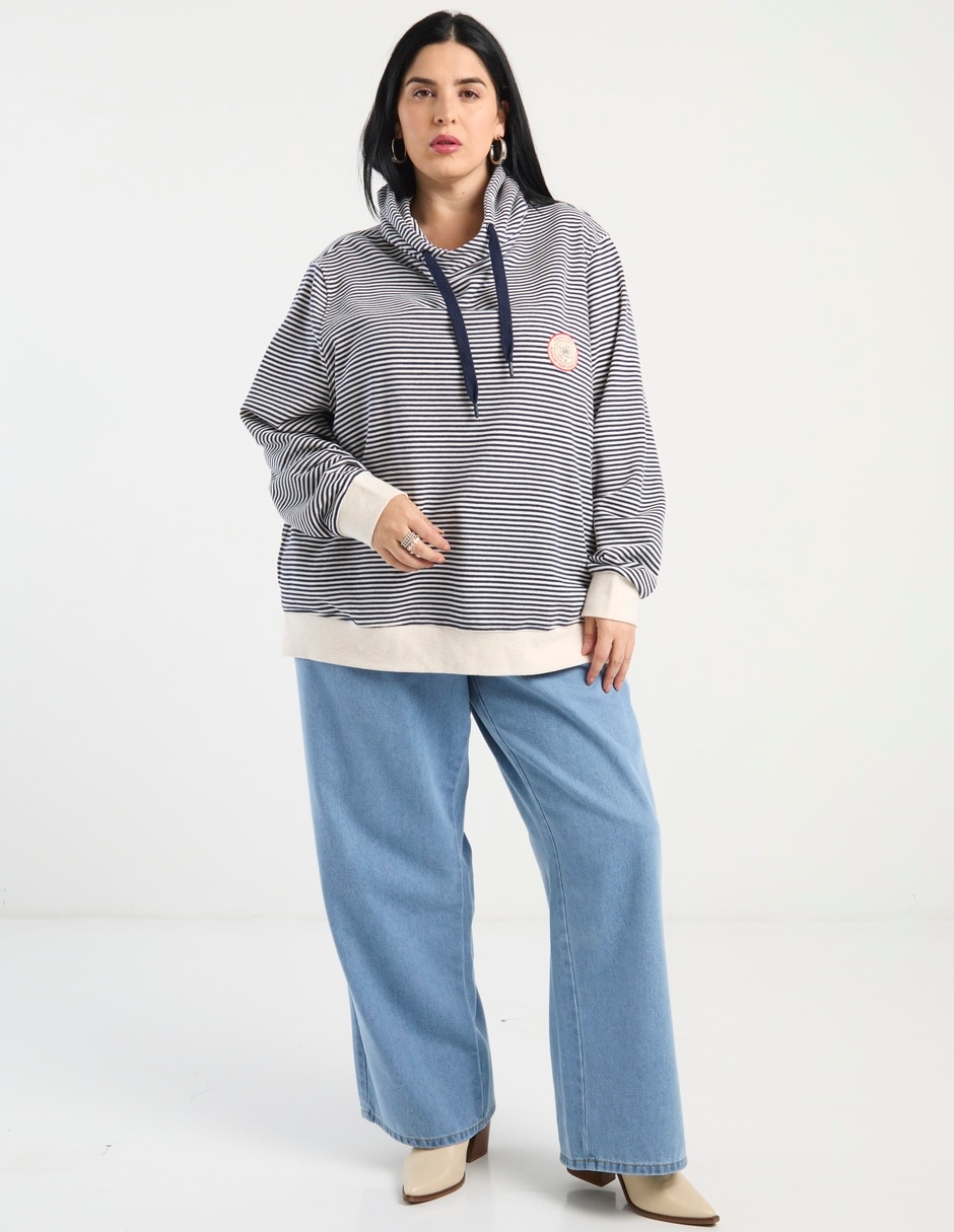 Sudadera con capucha y bolsa para mujer 3