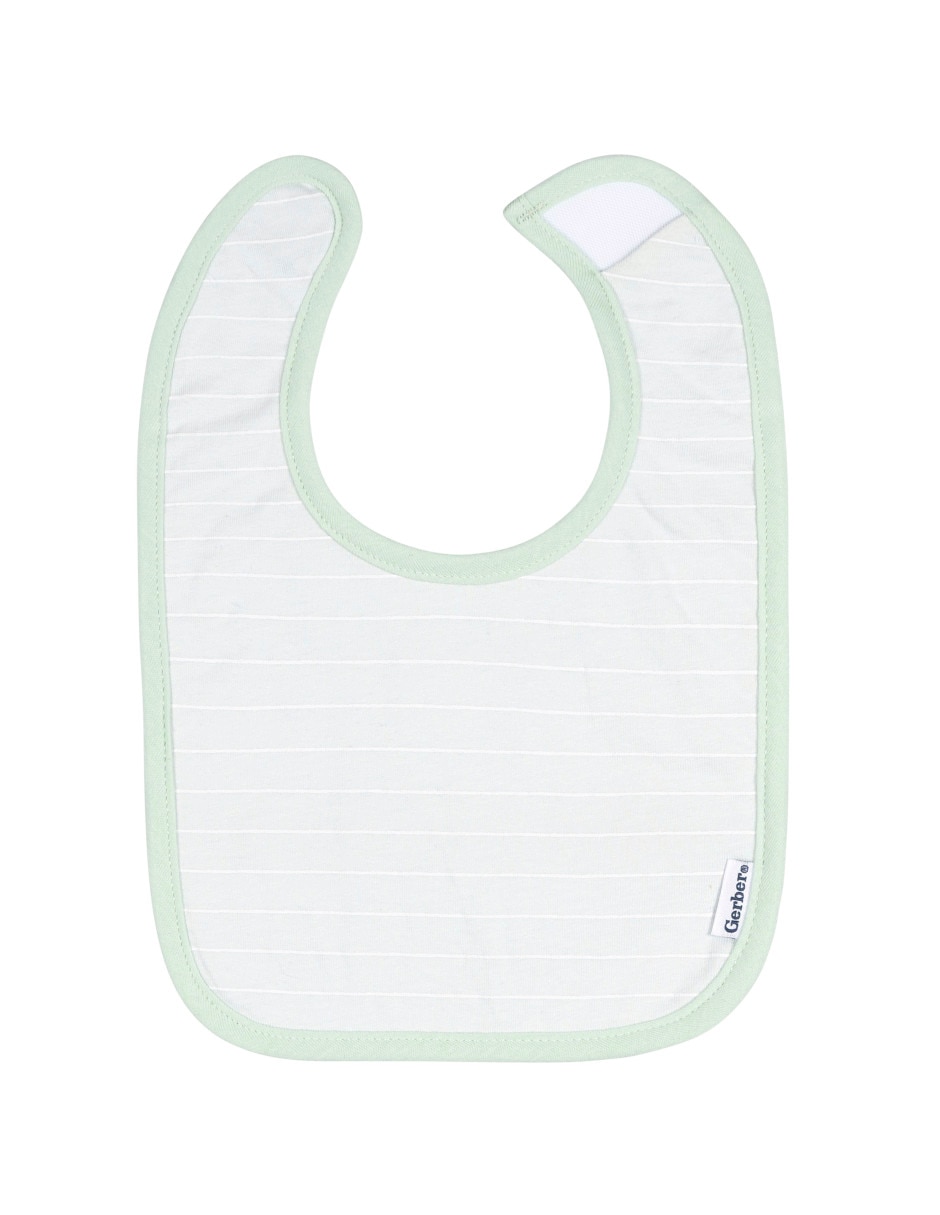 Set babero Gerber Starry Smiles etapa 6 bebé unisex con 2 piezas