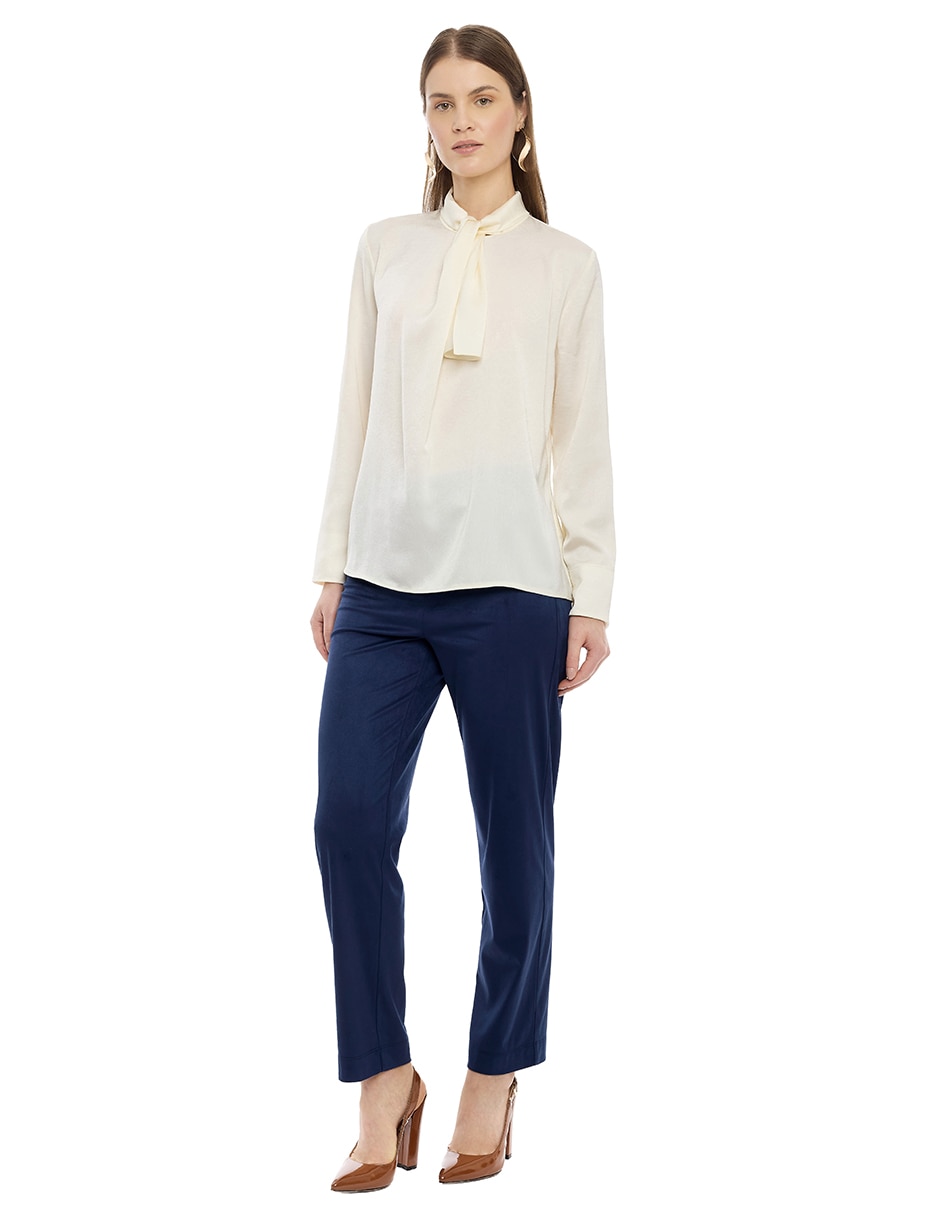 Blusa manga larga para mujer 7