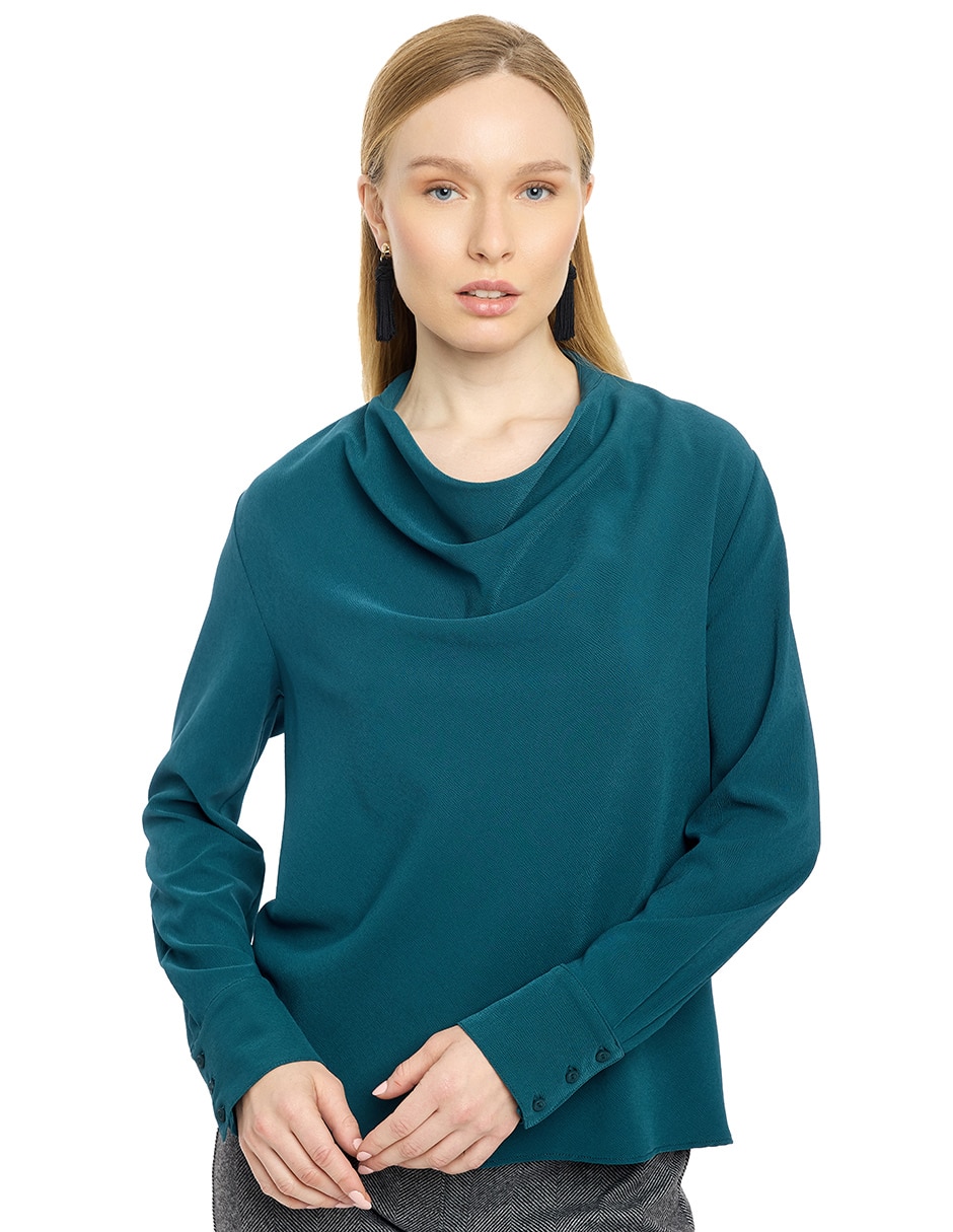Blusa manga larga para mujer 1