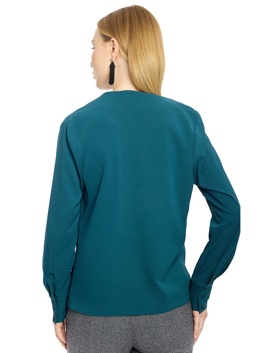 Blusa manga larga para mujer 5