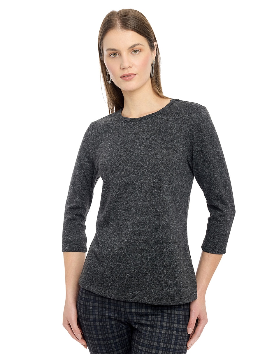 Blusa manga 3/4 para mujer 1