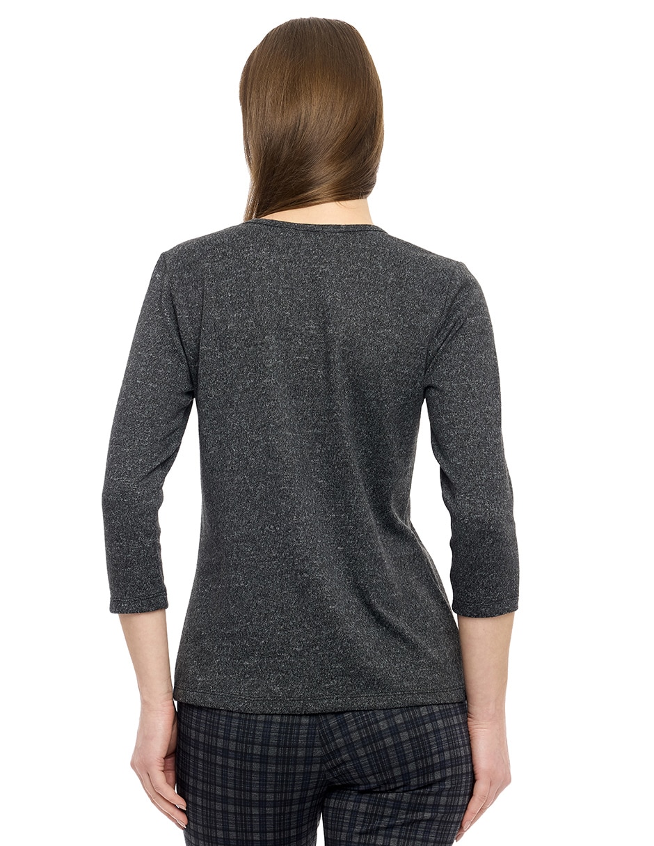 Blusa manga 3/4 para mujer 5