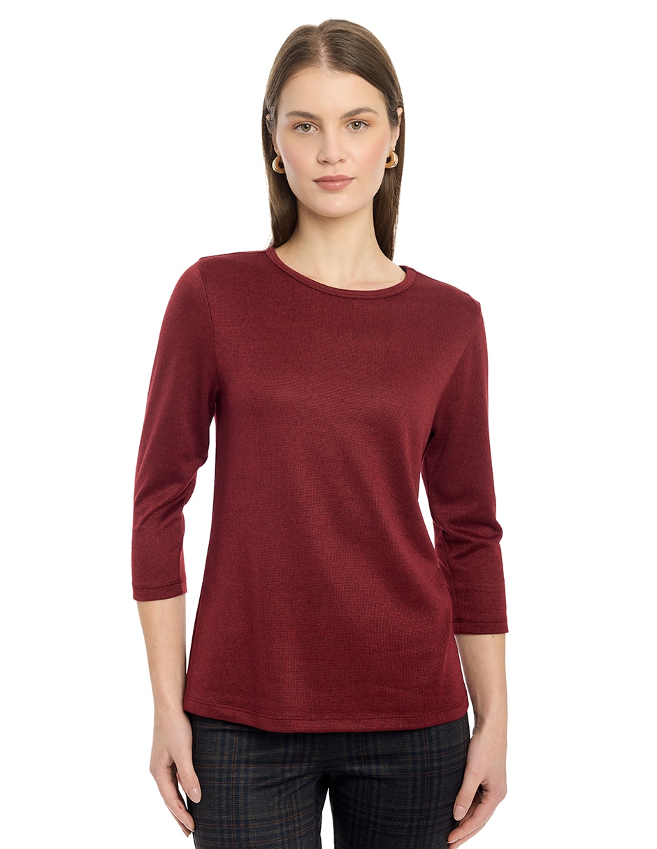 Blusa manga 3/4 para mujer 1