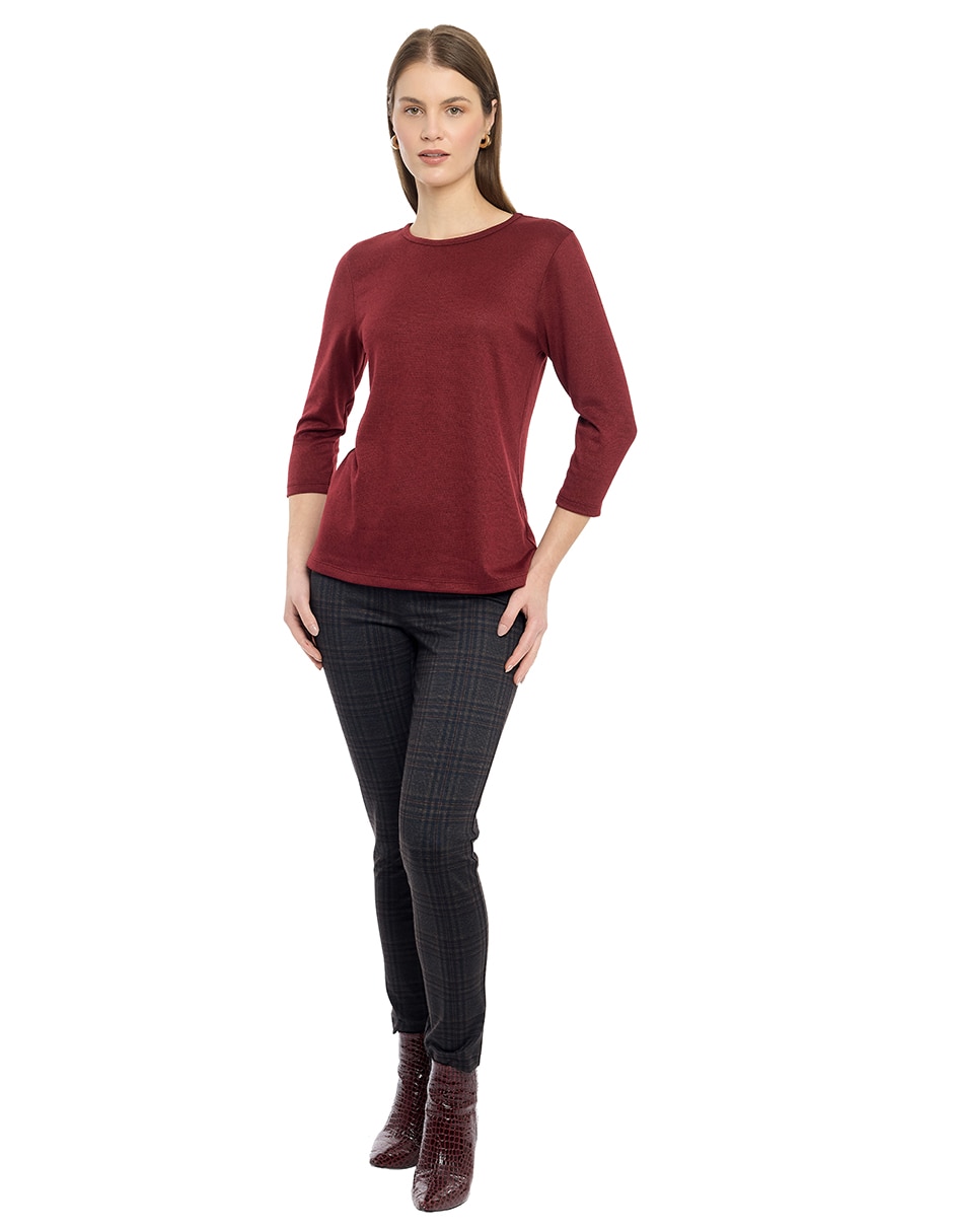 Blusa manga 3/4 para mujer 7