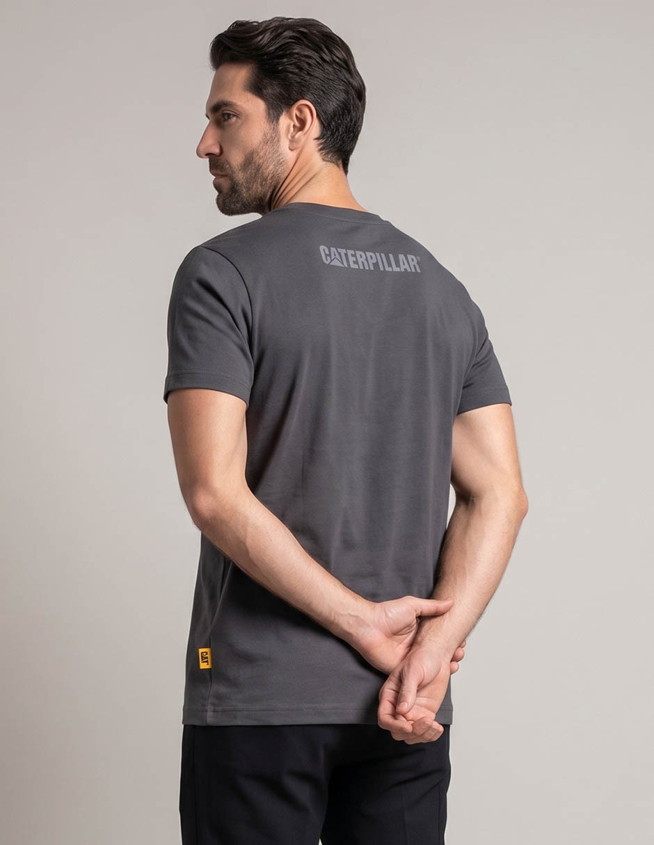 Playera Caterpillar Fw25 cuello redondo para hombre