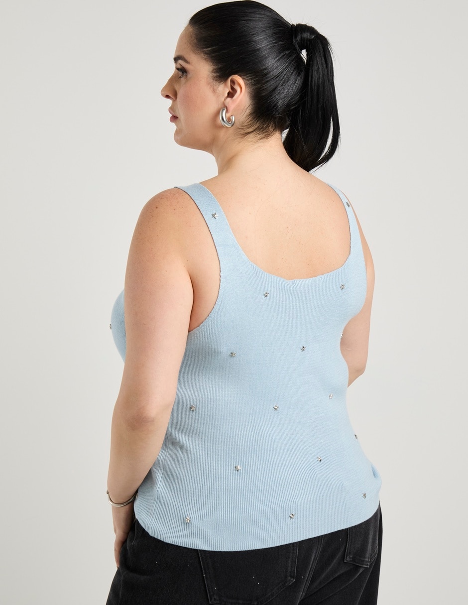 Blusa de tirantes Contempo Plus para mujer