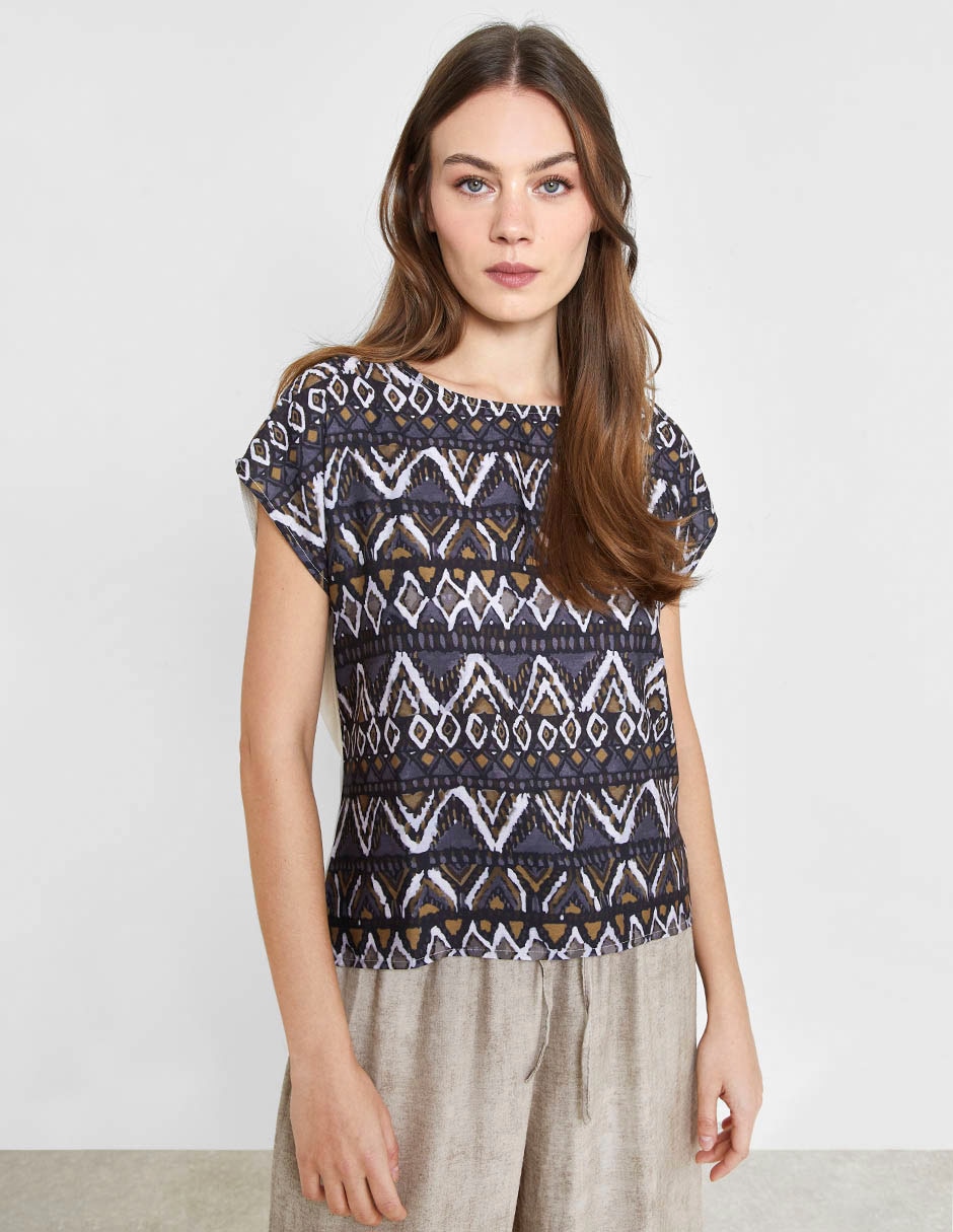 Blusa manga corta para mujer 1