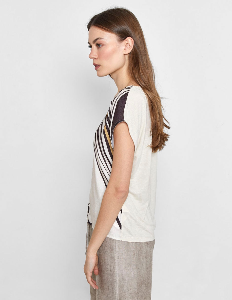 Blusa manga corta para mujer 6