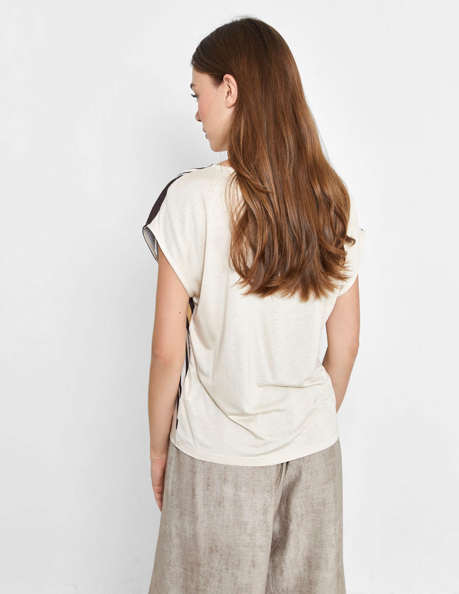 Blusa manga corta para mujer 7