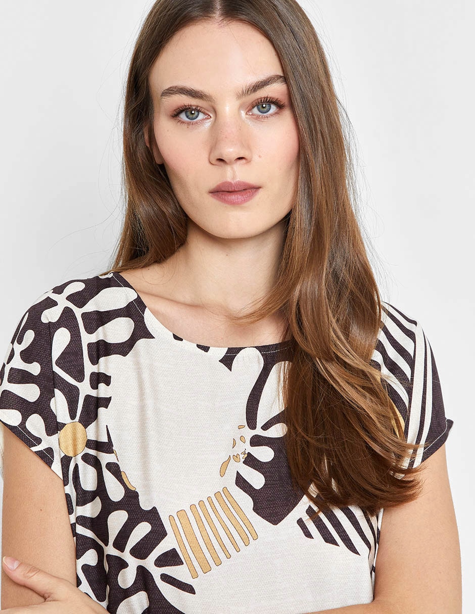 Blusa manga corta para mujer 9