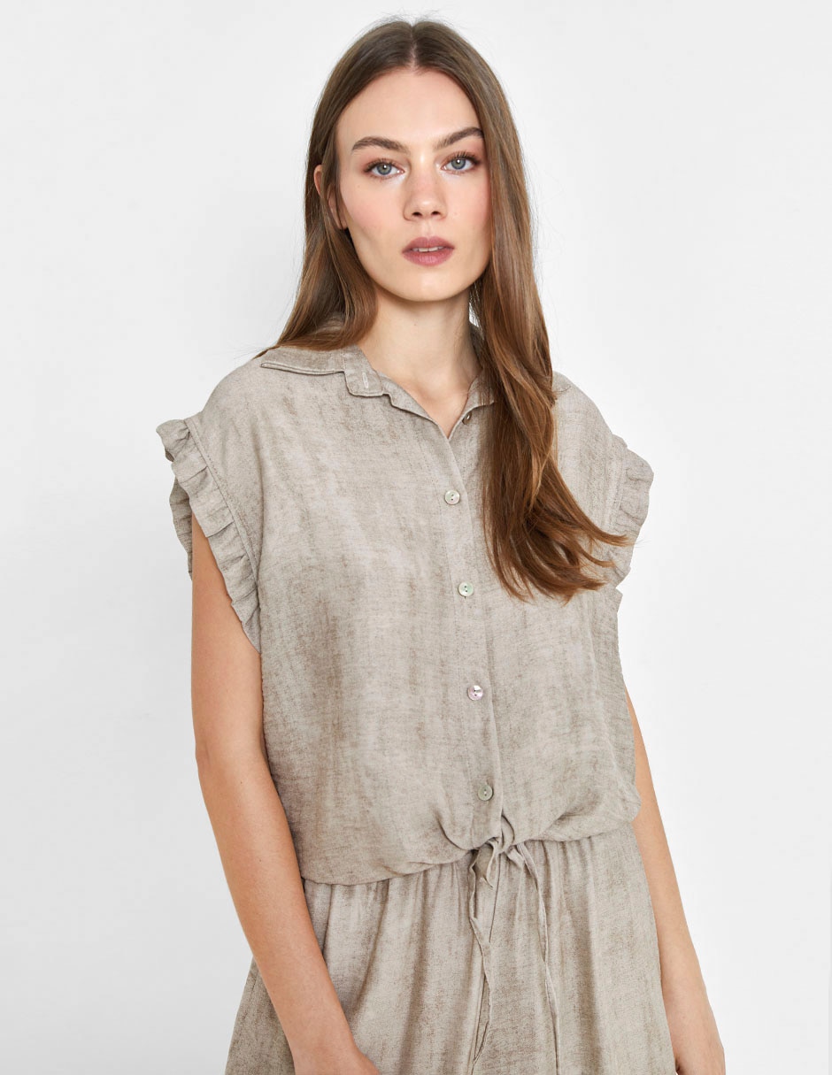 Blusa manga corta para mujer 1