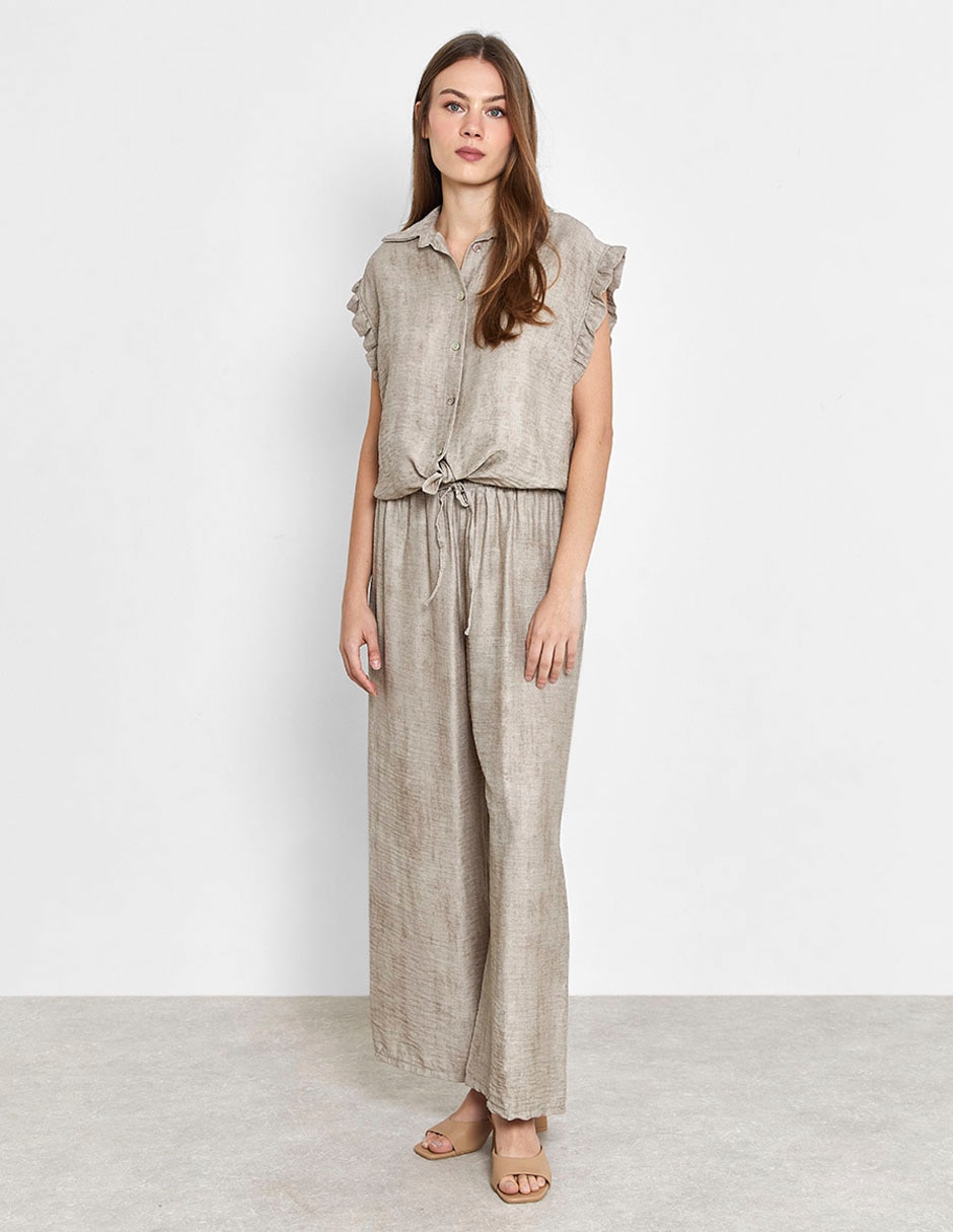 Pantalón amplio para mujer 2