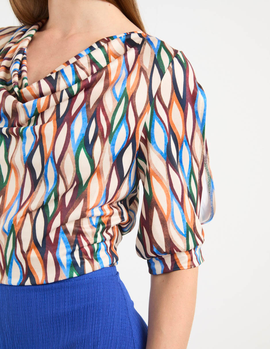 Blusa manga 3/4 para mujer 4