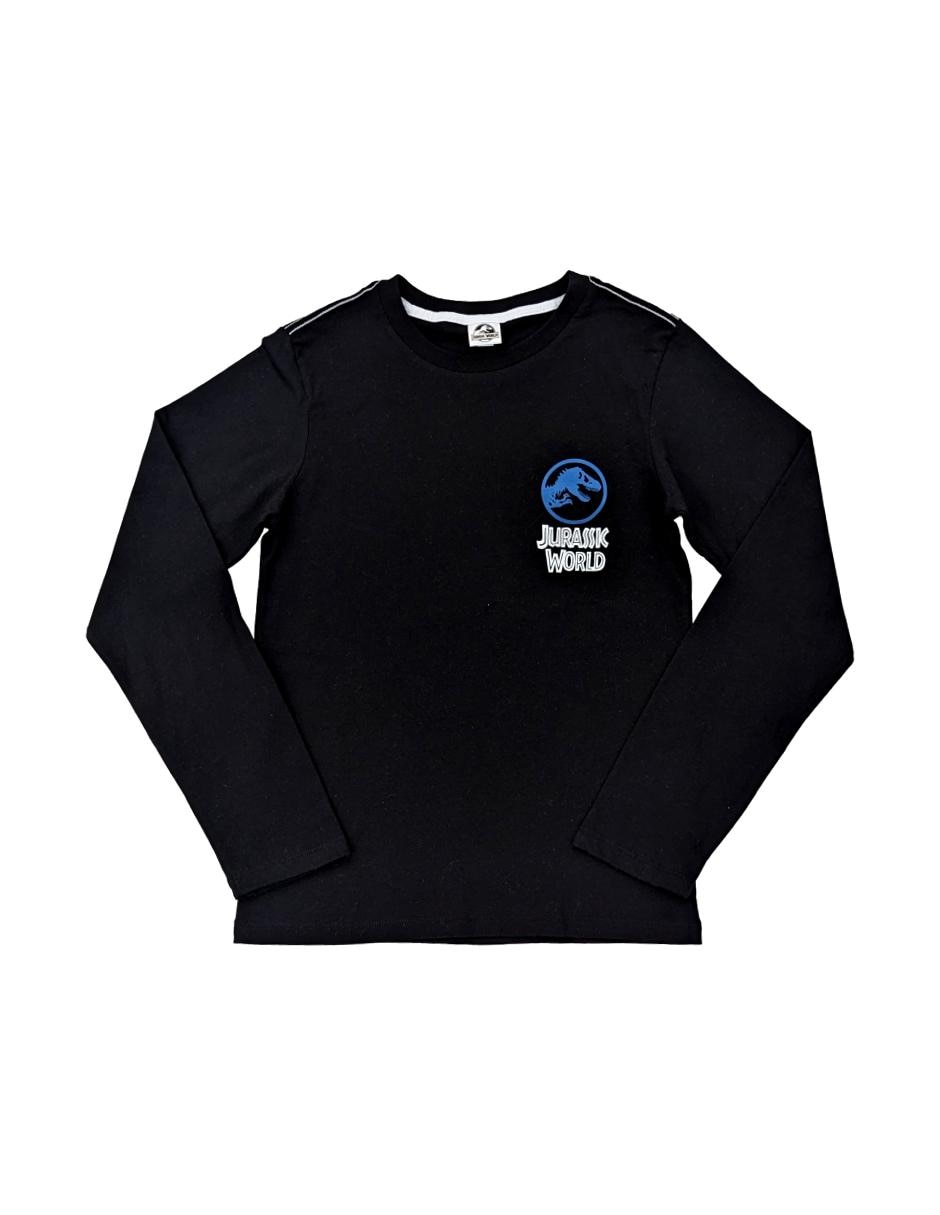 Playera Jurassic World manga larga para niño Playera Jurassic World manga larga para niño