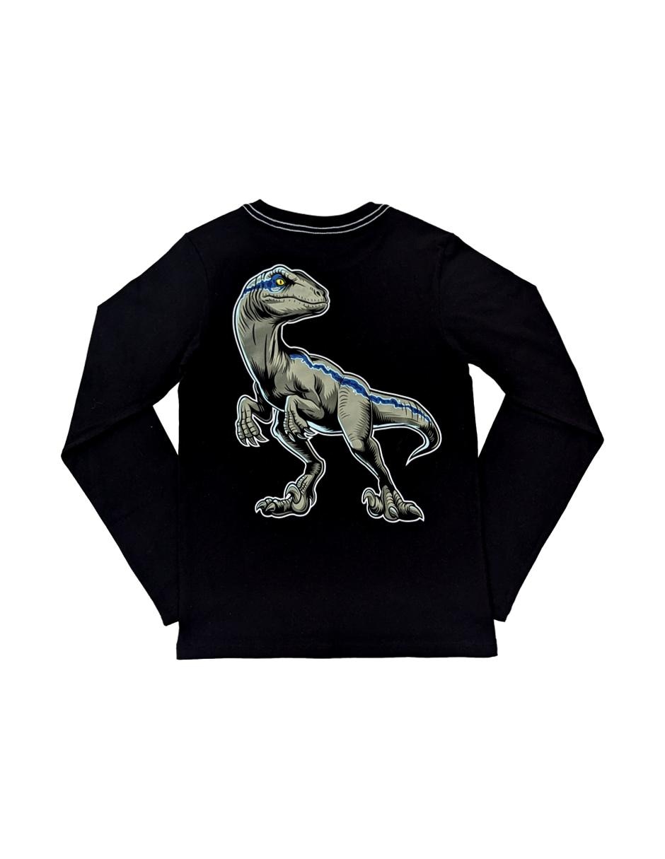 Playera Jurassic World manga larga para niño 4
