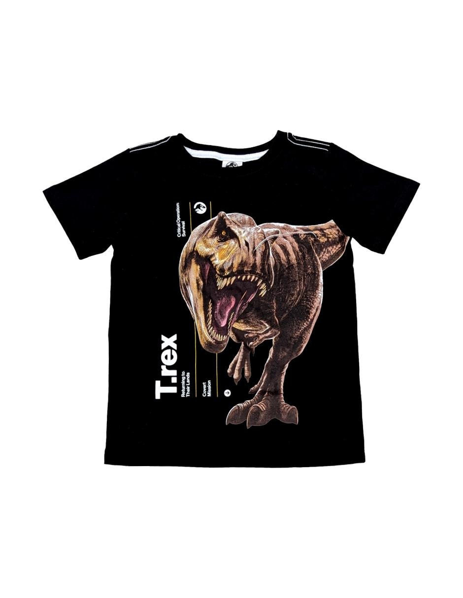 Playera Jurassic World manga corta para niño