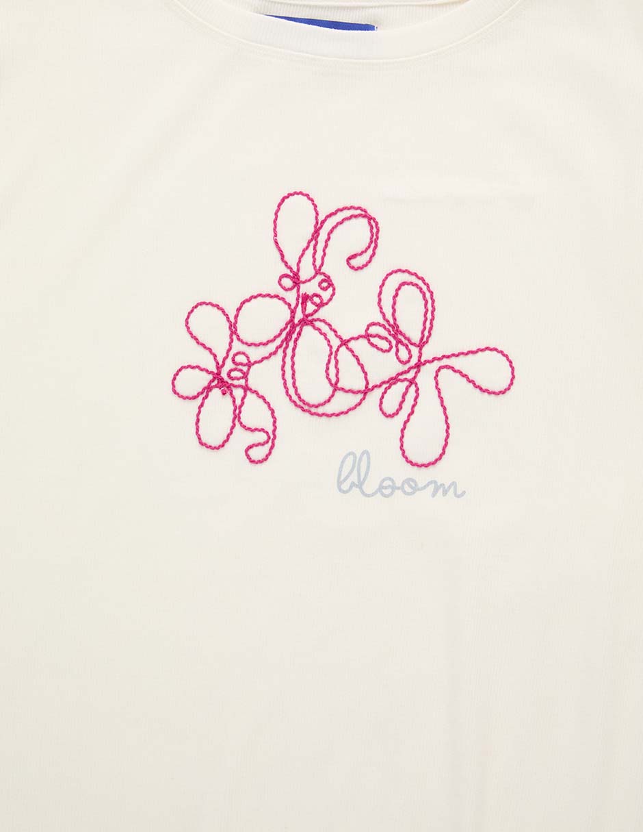 Playera manga corta cuello redondo para mujer 5