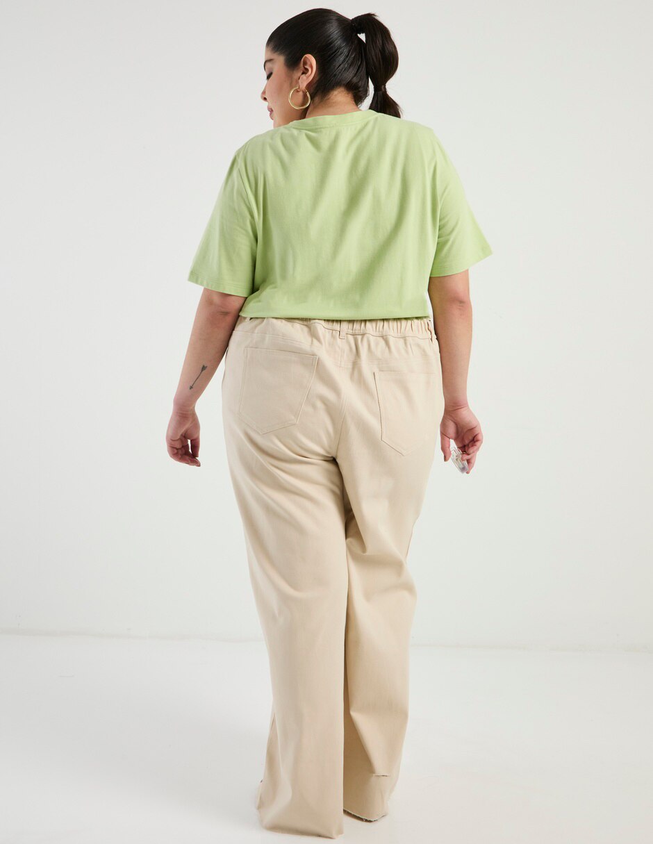 Jeans amplio cintura Weekend Plus para mujer