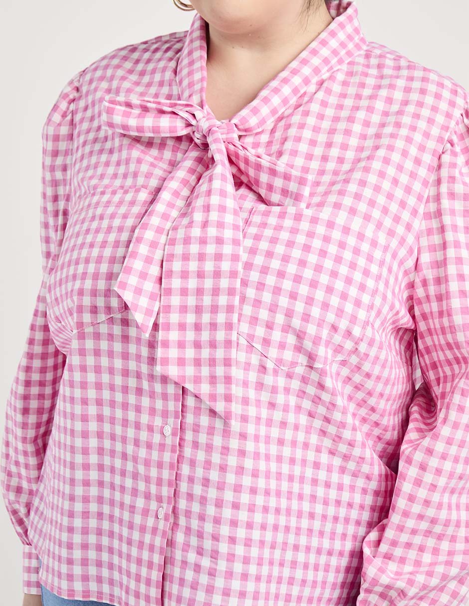 Blusa Weekend Plus manga larga para mujer 9