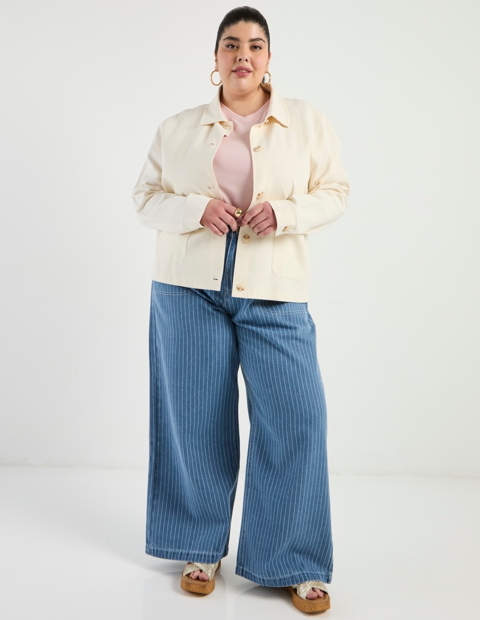 Jeans amplio para mujer 4