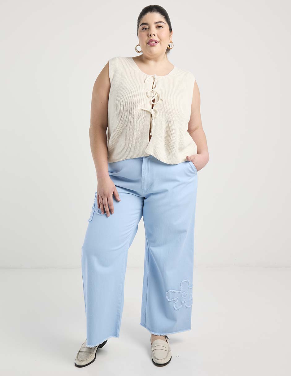Jeans wide leg para mujer 5