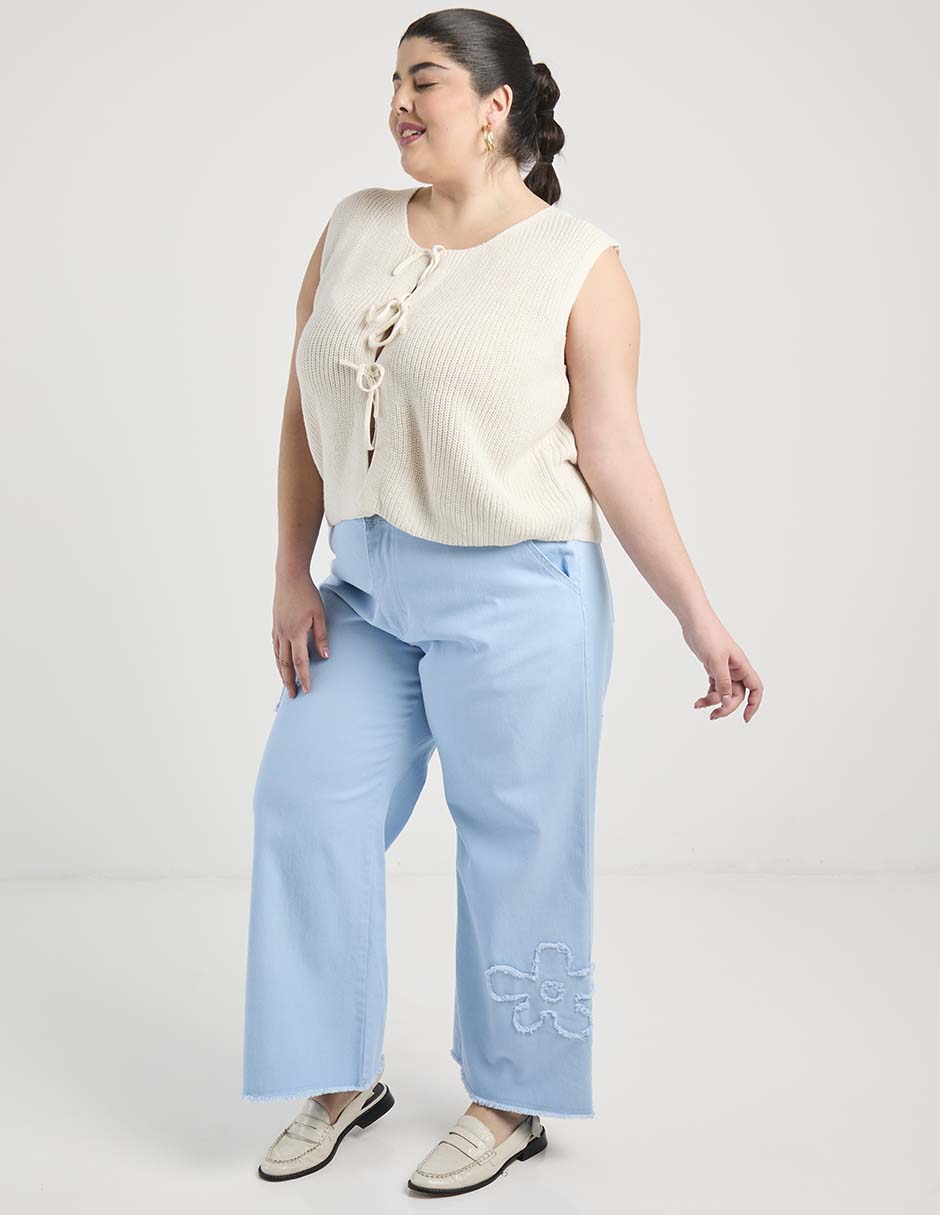 Jeans wide leg para mujer 4