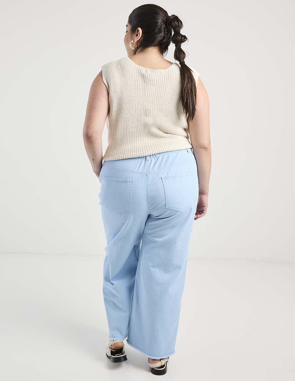 Jeans wide leg para mujer 6