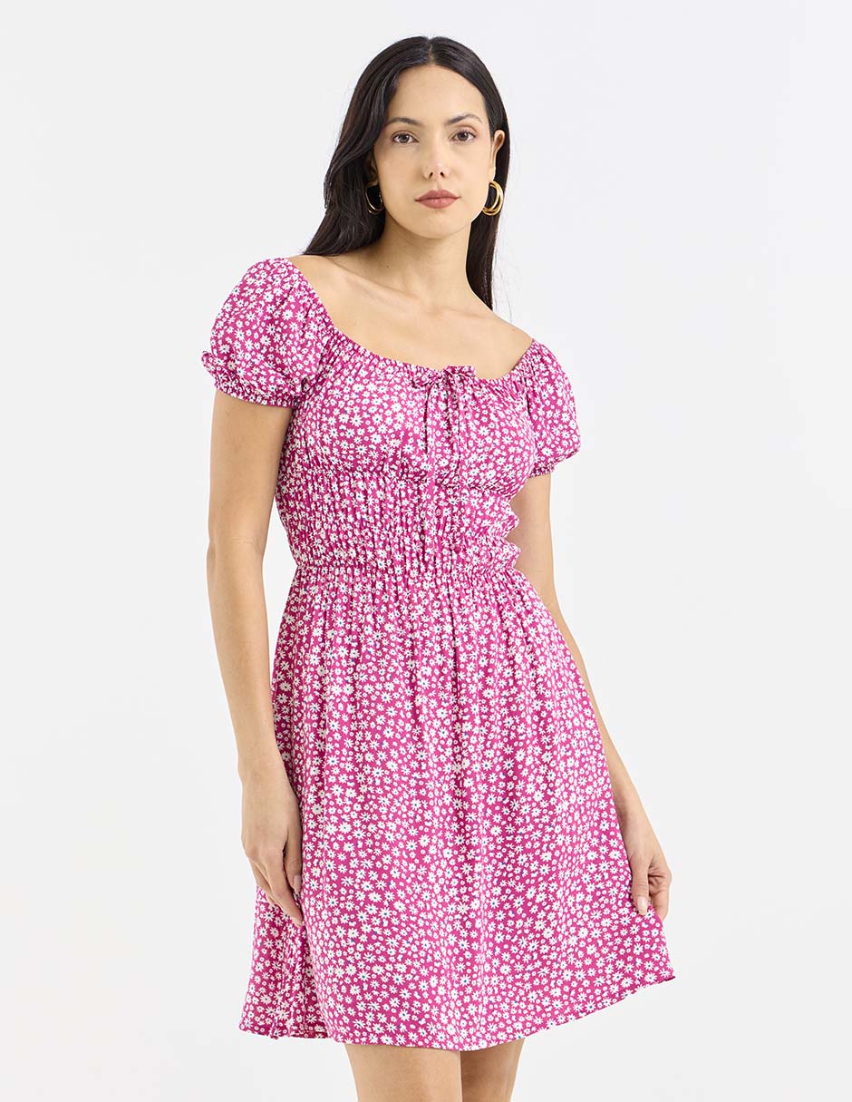 Vestido corto casual para mujer