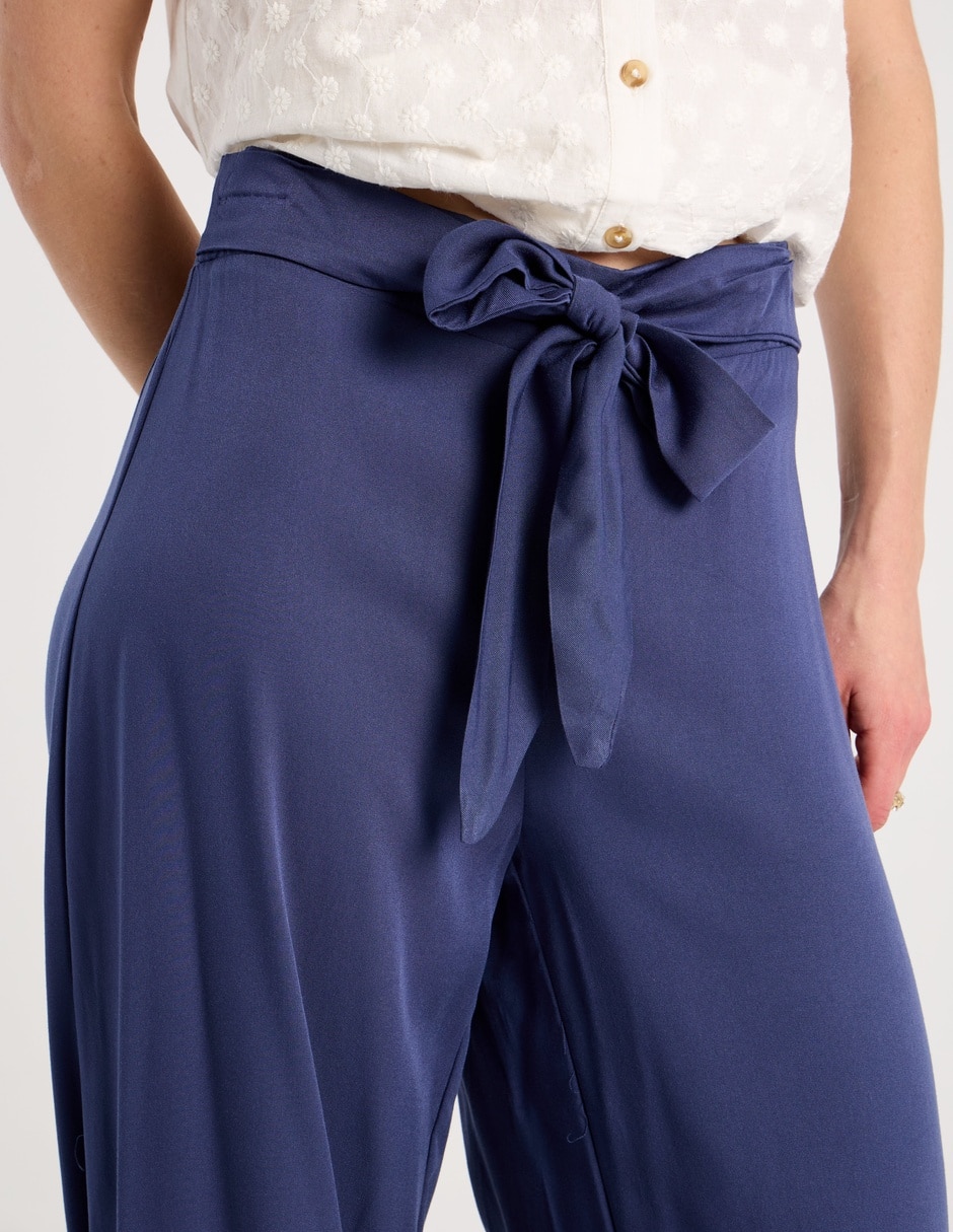 Pantalón relaxed amplio para mujer 4