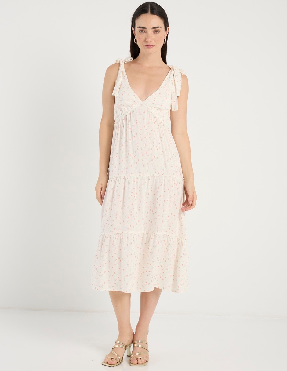 Vestido midi casual para mujer Vestido midi casual para mujer