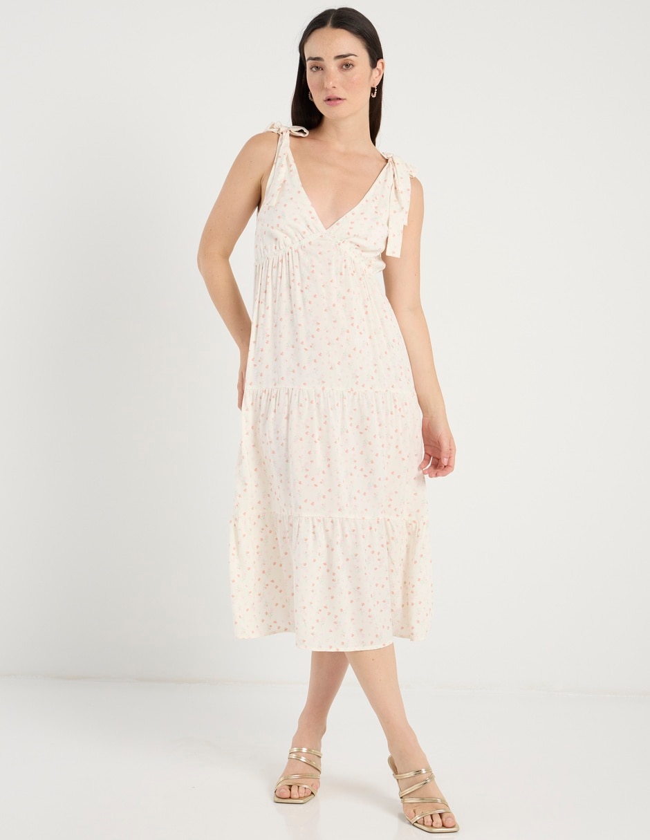 Vestido midi casual para mujer