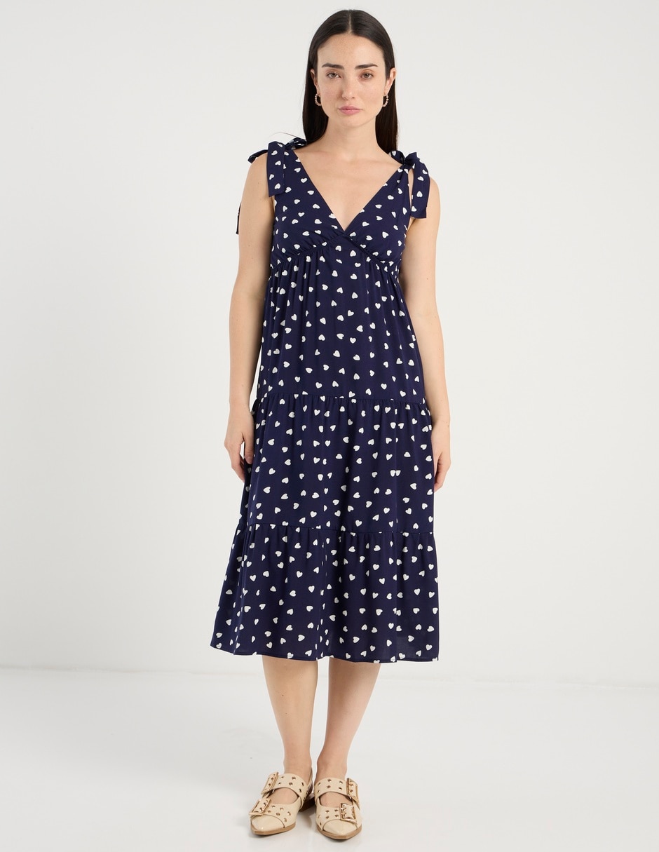 Vestido midi casual para mujer Vestido midi casual para mujer