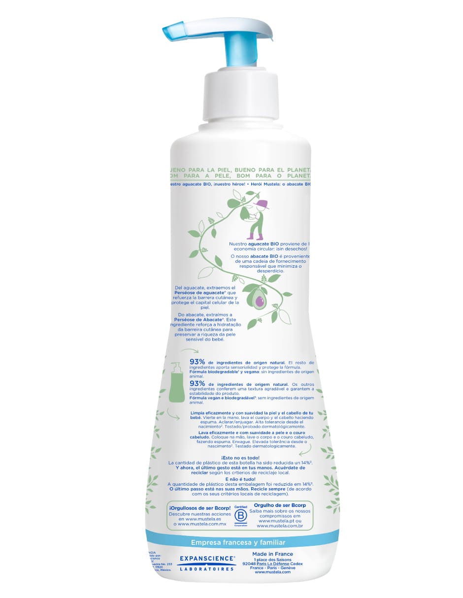 Shampoo corporal Gel de baño Mustela