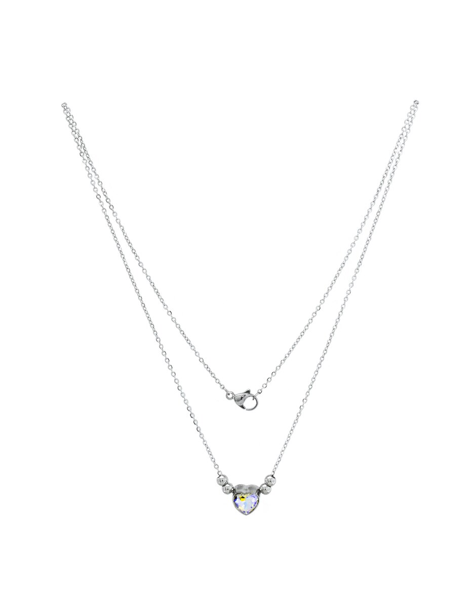 Collar con dije corazón