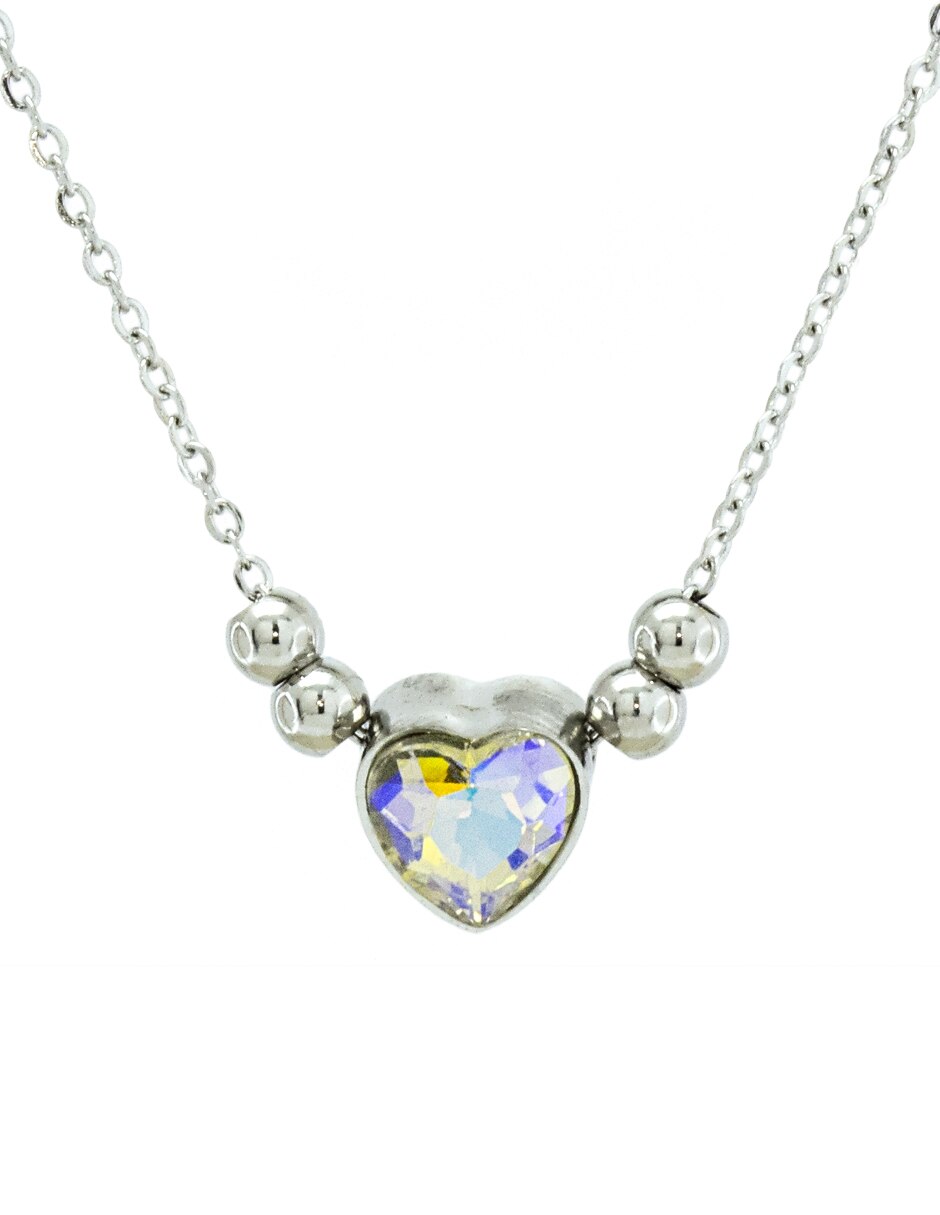 Collar con dije corazón 2