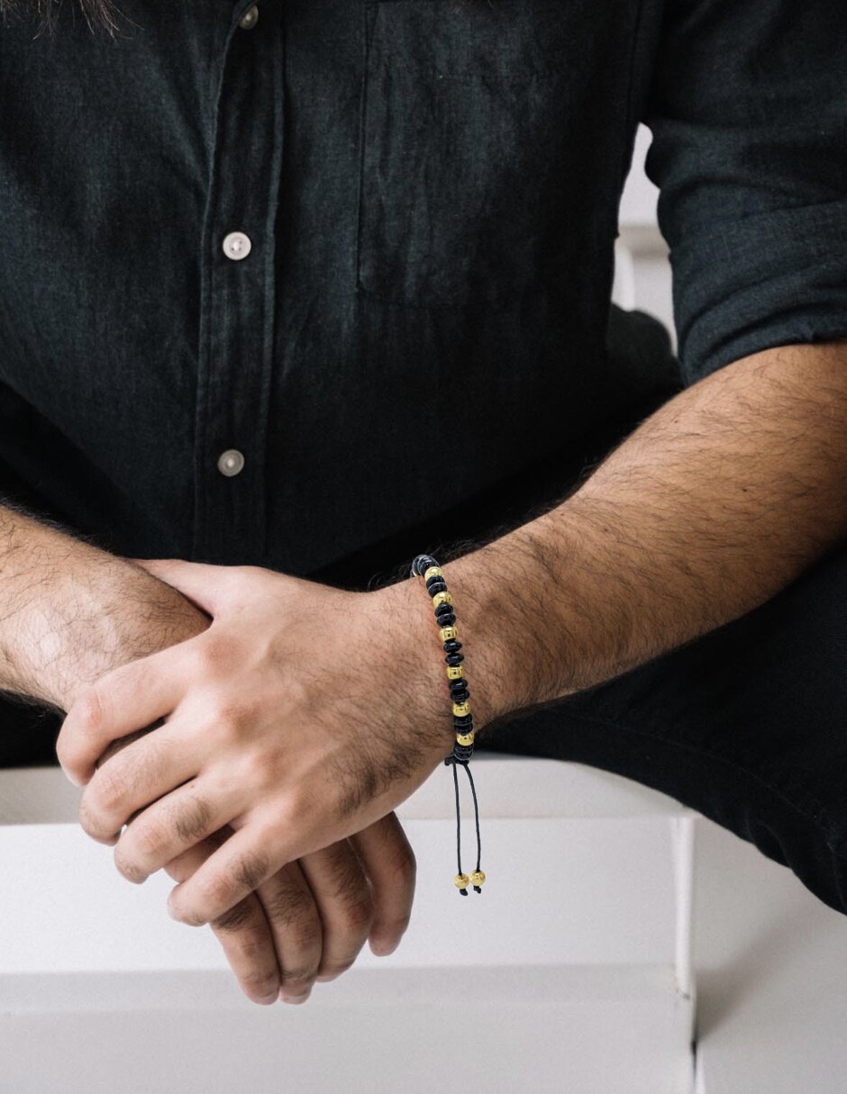 Pulsera con ágata acabado mate 3