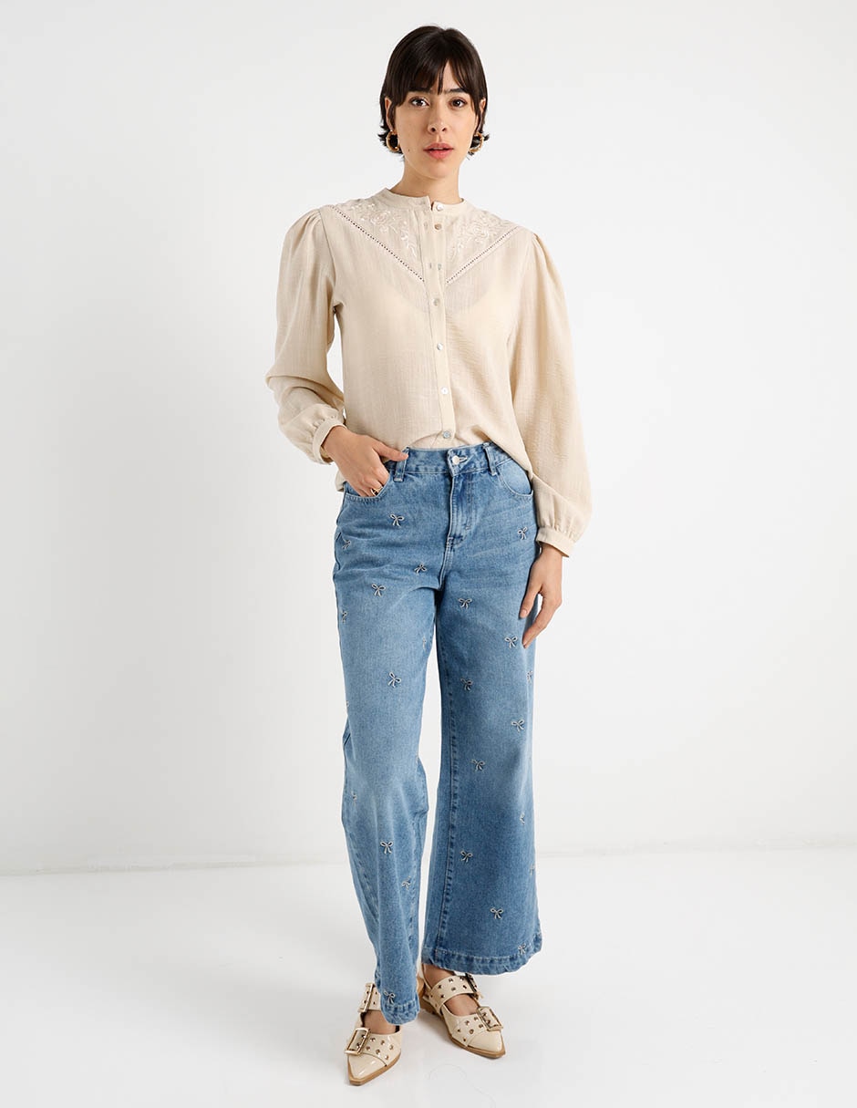 Blusa manga larga para mujer 9