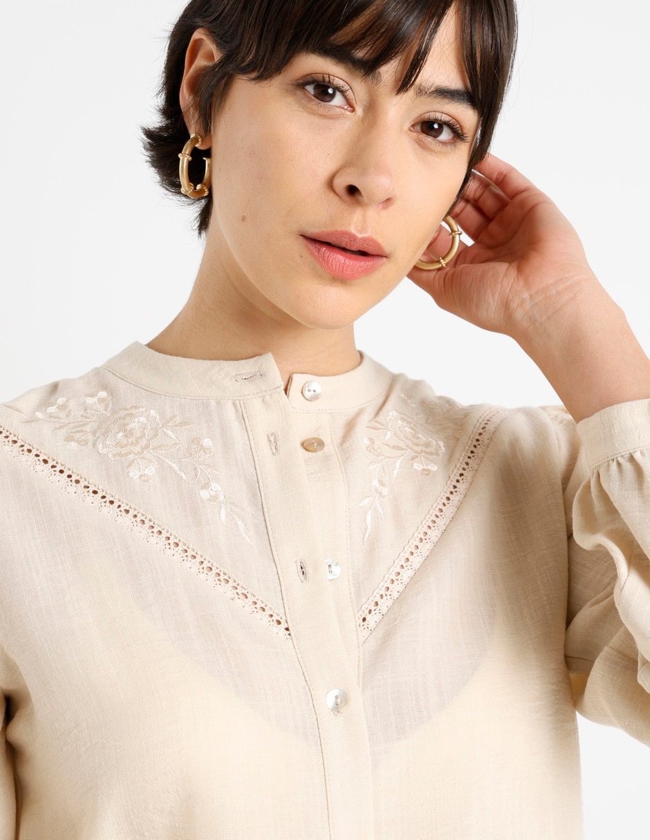 Blusa manga larga para mujer 10