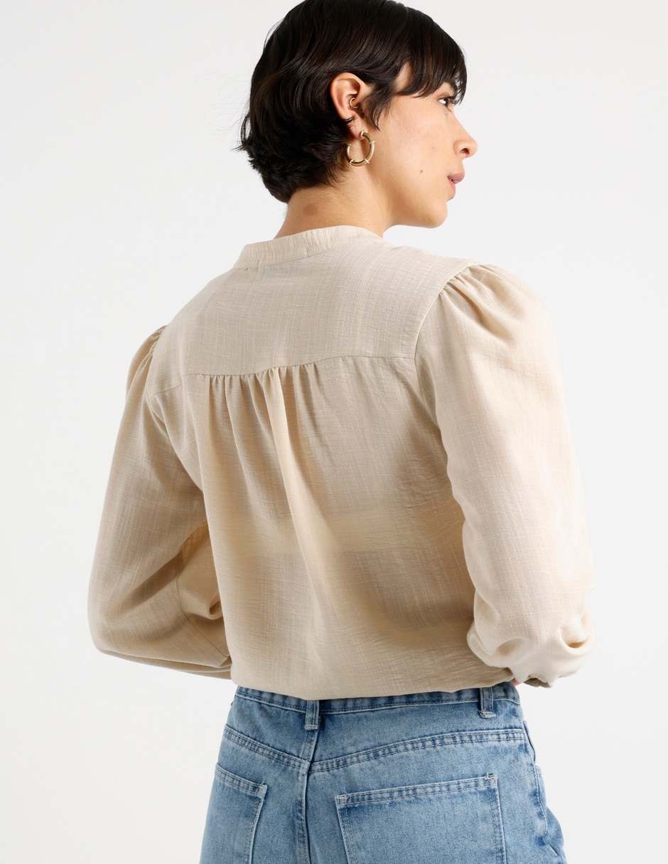 Blusa manga larga para mujer 12