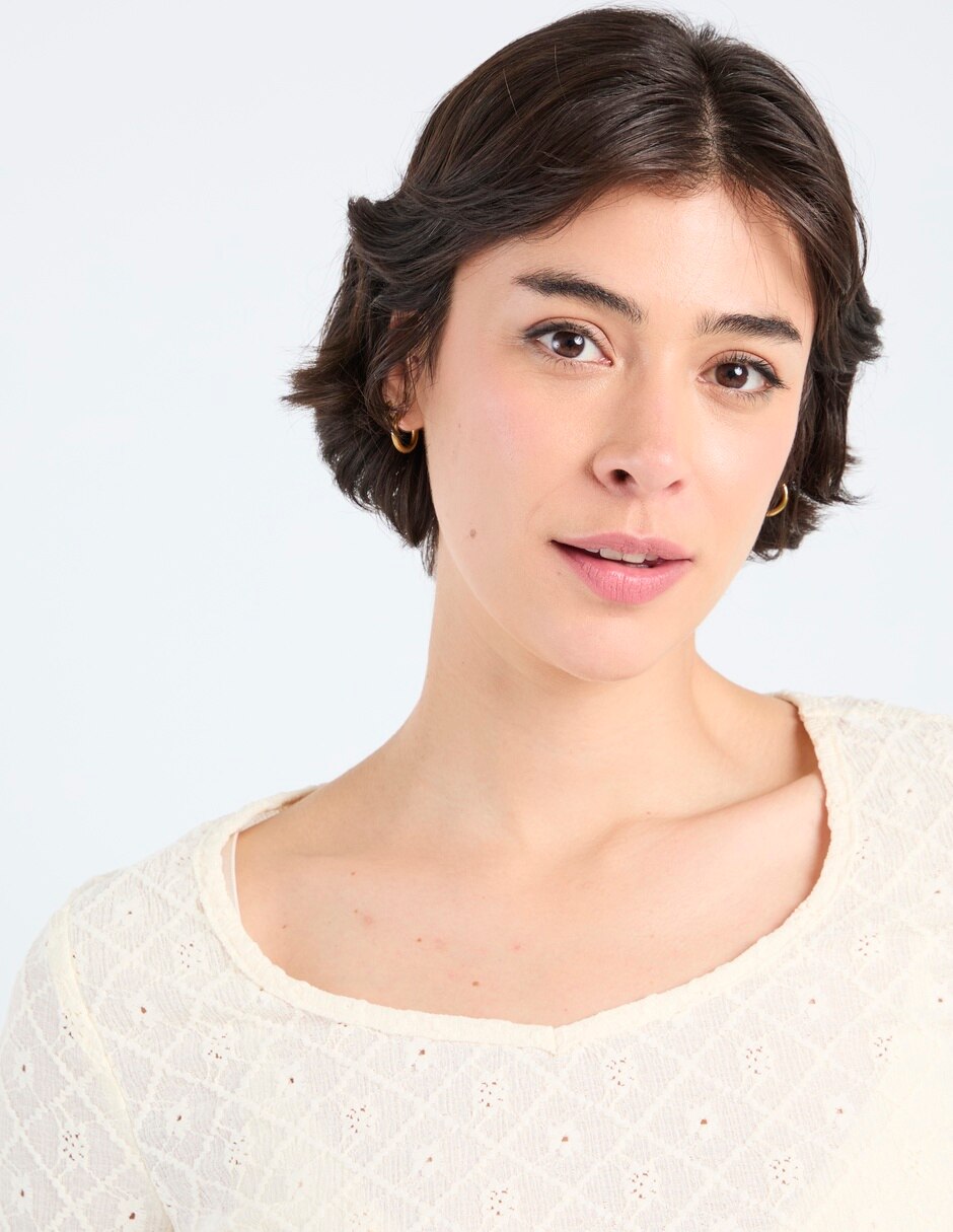 Blusa manga larga para mujer 3