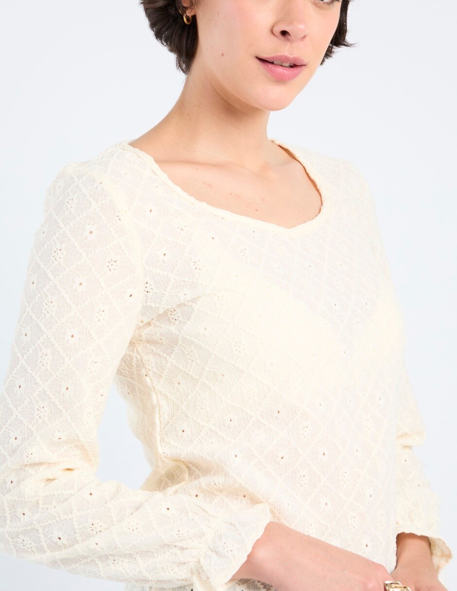 Blusa manga larga para mujer 2
