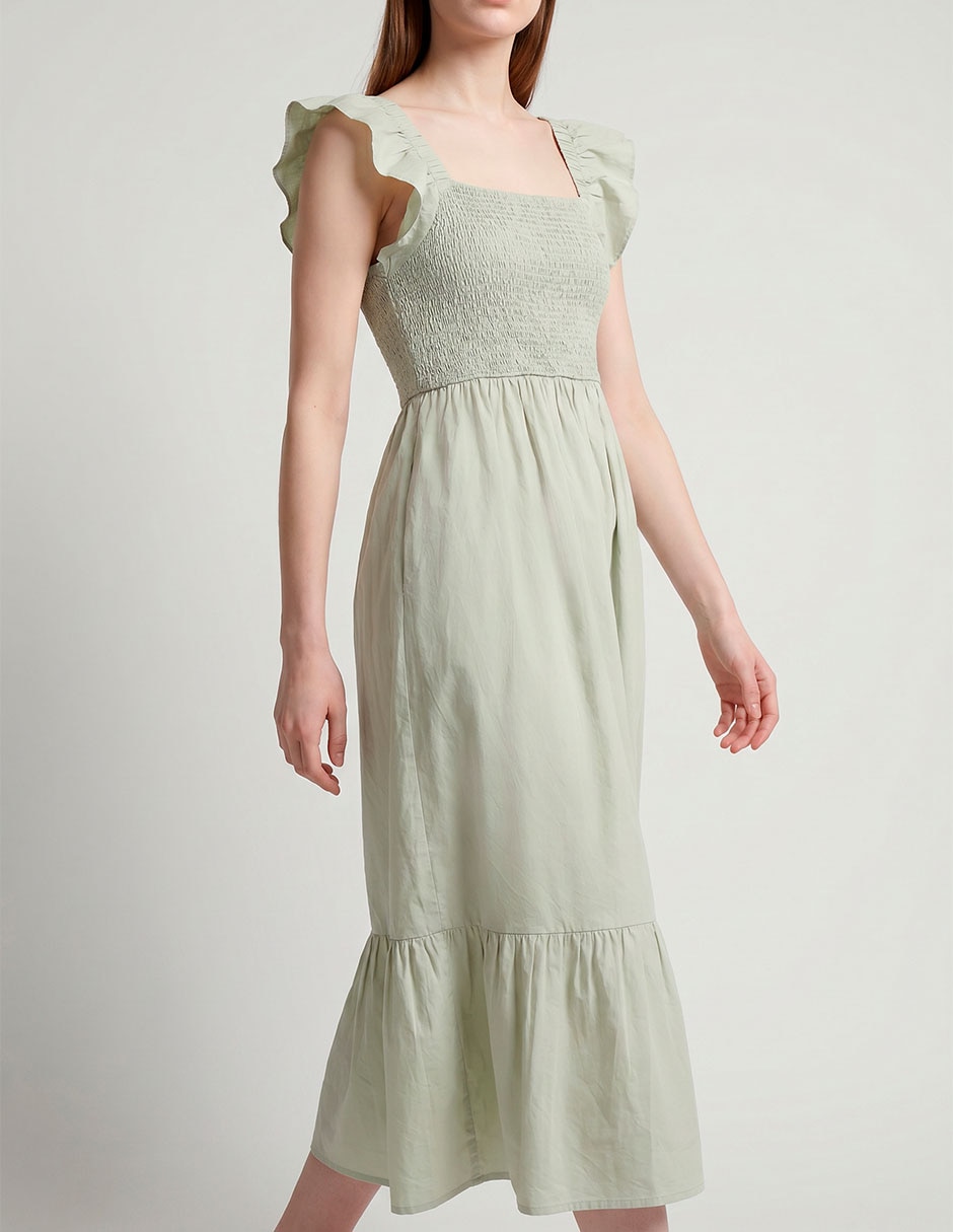 Vestido midi casual para mujer 4