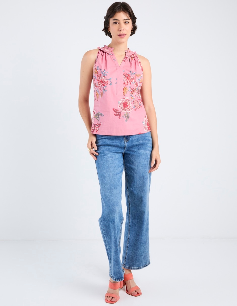 Blusa sin manga para mujer 3