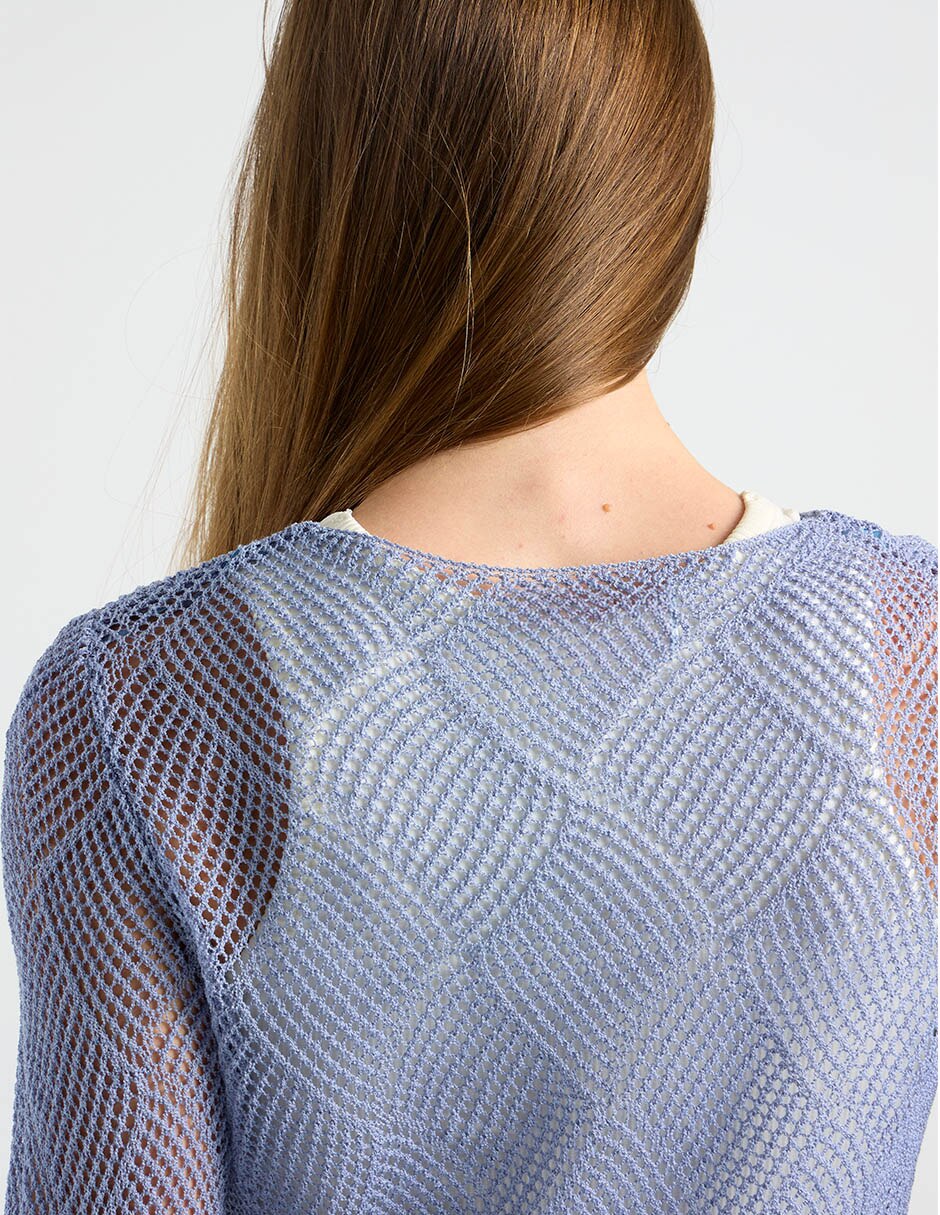 Suéter Week by Weekend cuello redondo para mujer