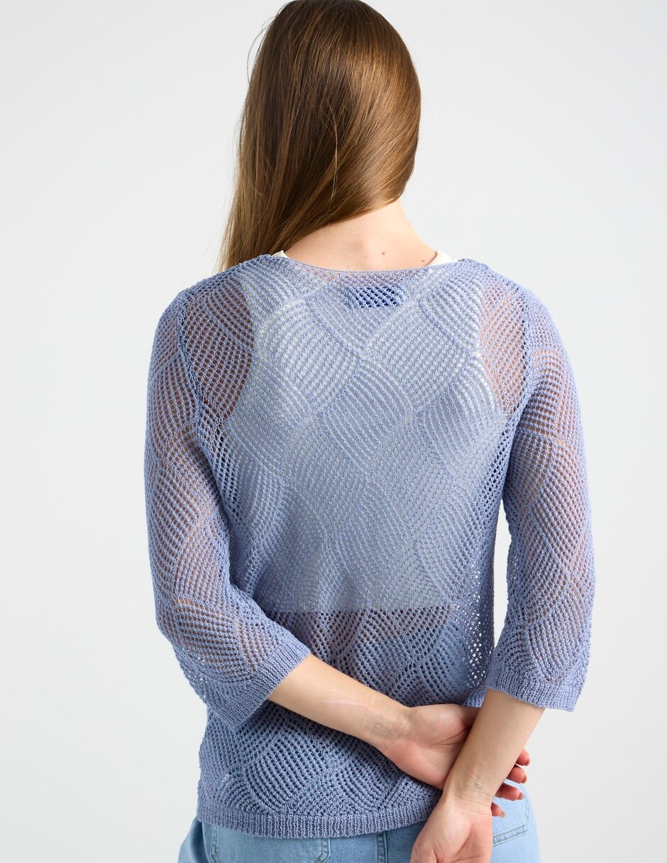 Suéter Week by Weekend cuello redondo para mujer